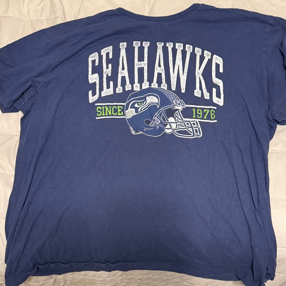 Seahawks Navy Graphic T-Shirt